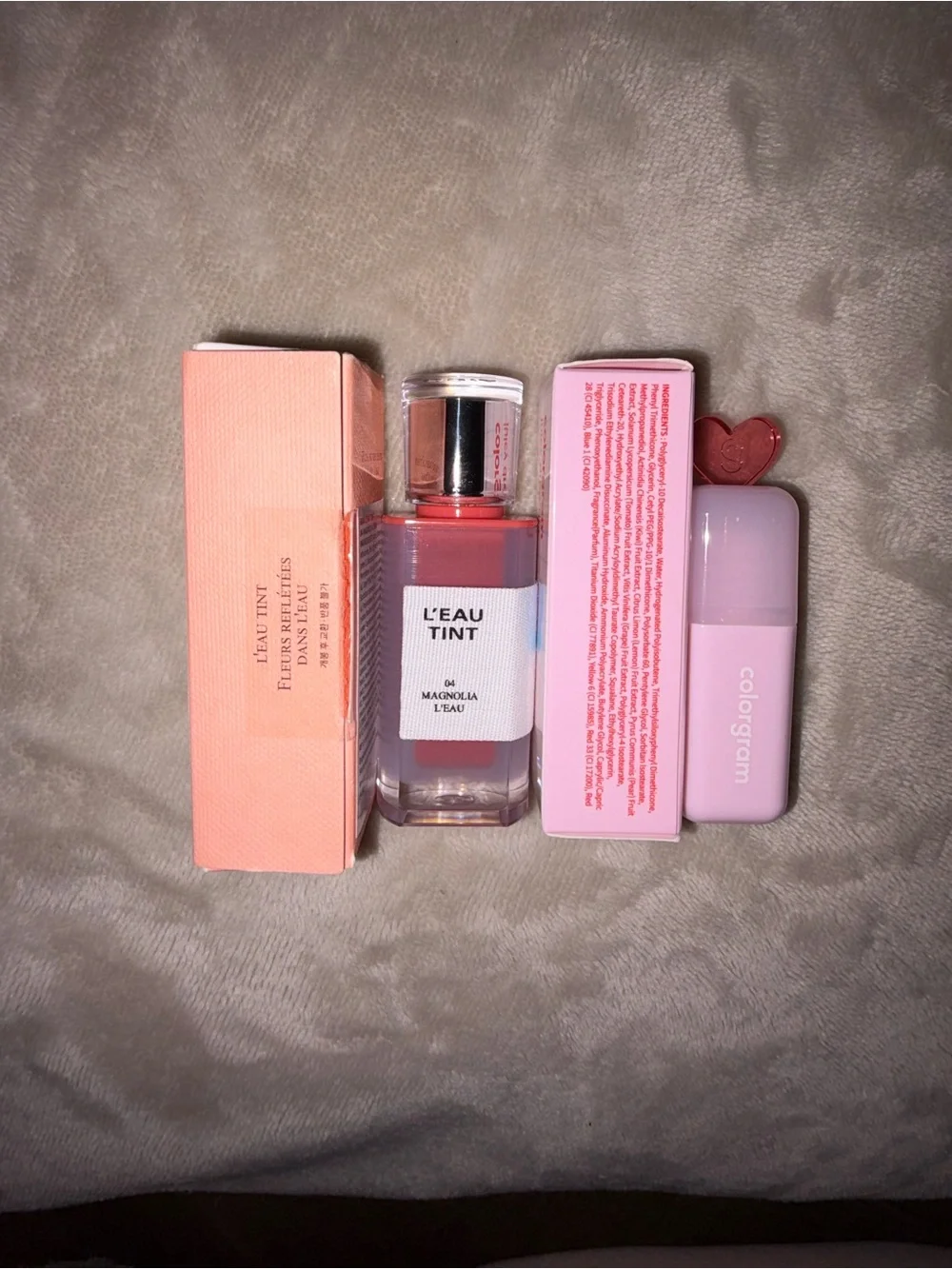 Colorgram Juicy Drop Tint (06 Nice Plum) & BBIA L'Eau Tint (Magnolia) Lip Bundle